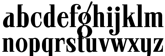 ARB 08 Extreme Roman AUG-32 CAS Normal Font LOWERCASE