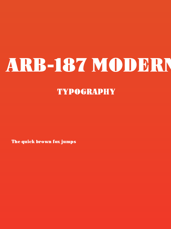 ARB-187 Moderne Caps AUG-47 CAS Normal Poster