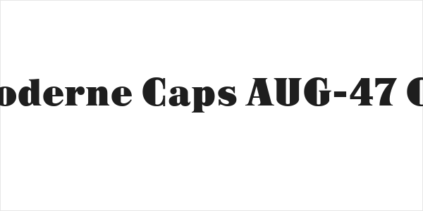 ARB-187 Moderne Caps AUG-47 CAS Normal Logo