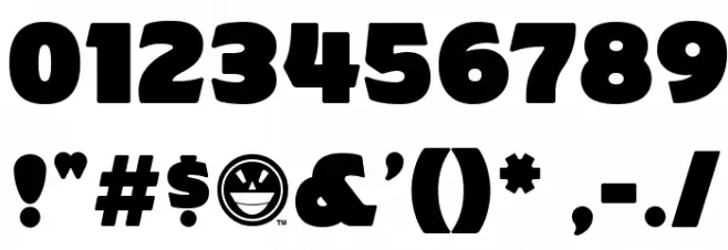 ARB-218 Big Blunt MAR-50 Normal Font OTHER CHARS