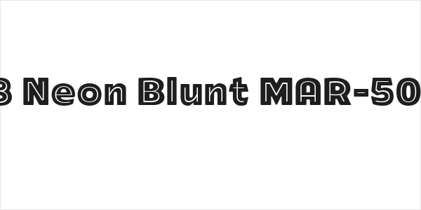 ARB-218 Neon Blunt MAR-50 Normal Logo