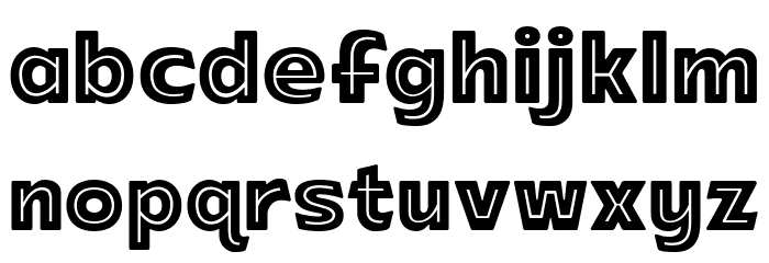 ARB-218 Neon Blunt MAR-50 Normal Font LOWERCASE