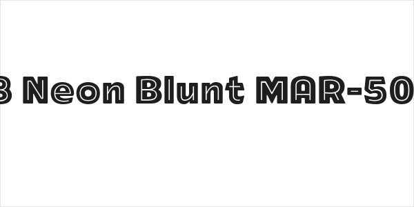 ARB-218 Neon Blunt MAR-50 Normal Logo