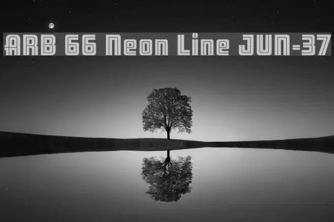 ARB 66 Neon Line JUN-37 Fonte examples