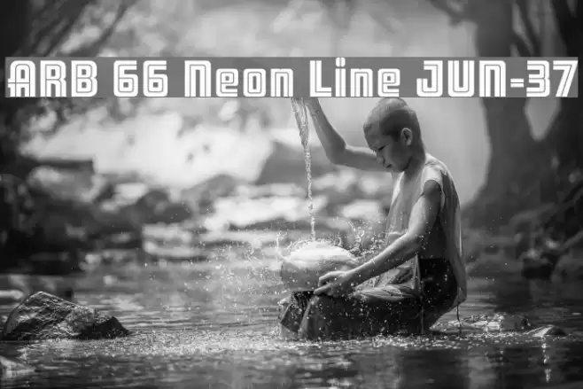 ARB 66 Neon Line JUN-37 Fonte examples