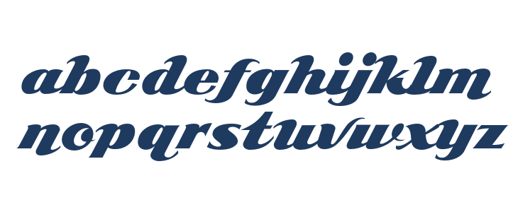 ARB 85 Poster Script JAN-39 Normal Lowercase