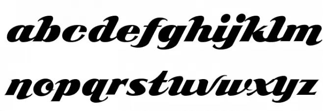 ARB 85 Poster Script JAN-39 Normal Schriftart Kleinbuchstaben