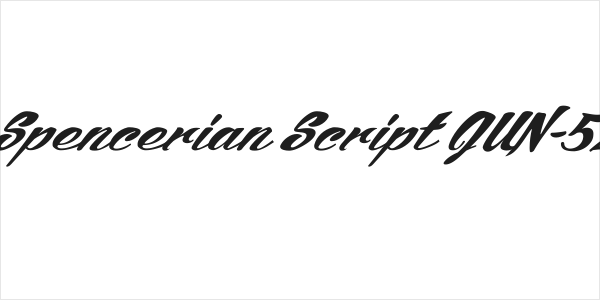 ARB245 Spencerian Script JUN-52 Normal Logo