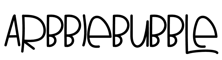 ARBBIE BUBBLE  フリーフォントのダウンロード