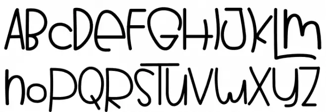 ARBBIE BUBBLE Schriftart Groß