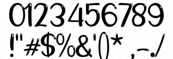 ARBEI BERRY Font OTHER CHARS