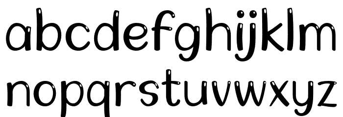 ARBEI BERRY Font LOWERCASE