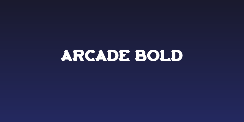 ARCADE Bold Social Header