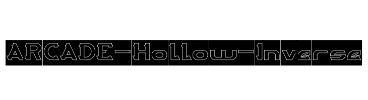 ARCADE-Hollow-Inverse  免费字体下载