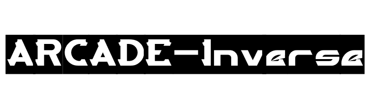 ARCADE-Inverse  font caratteri gratis