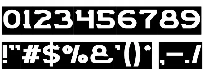 ARCADE-Inverse Font OTHER CHARS