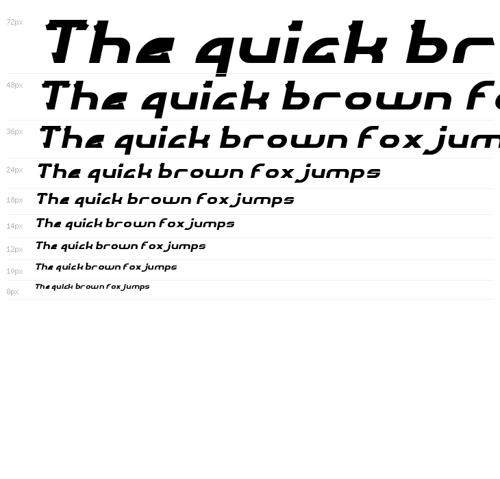 ARCADE-Italic Waterfall