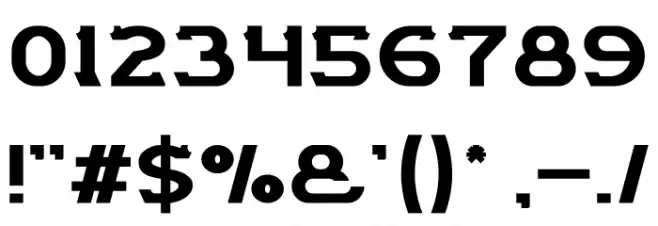 ARCADE-Light Font OTHER CHARS