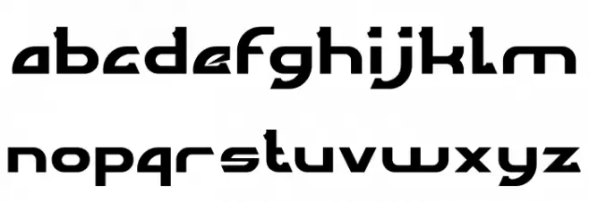 ARCADE-Light Schriftart Kleinbuchstaben