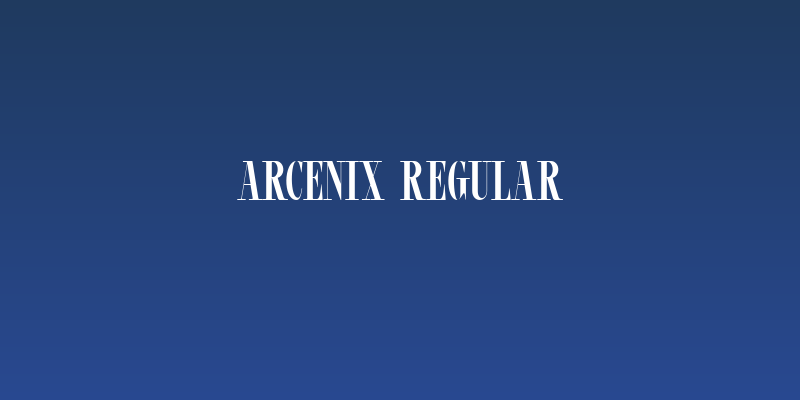ARCENIX Regular Social Header