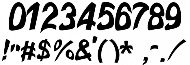 ARCH ENEMY Font OTHER CHARS