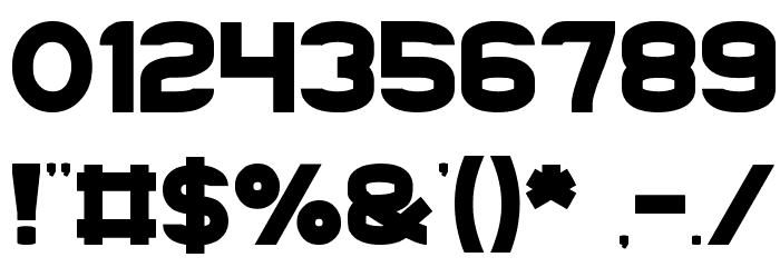 ARCHITECTURE Font OTHER CHARS