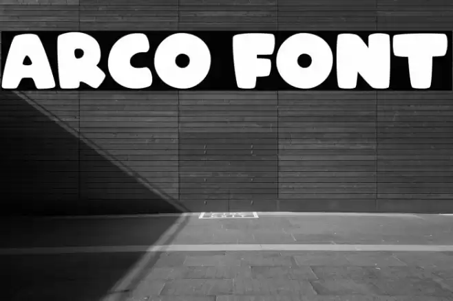 ARCO Font examples
