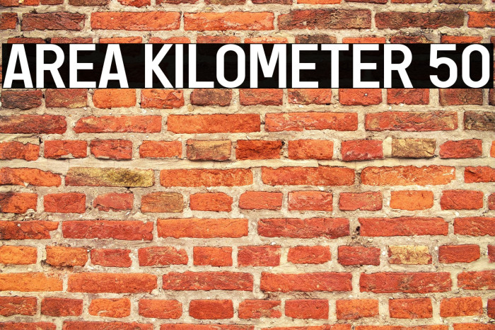 AREA KILOMETER 50 Example 1