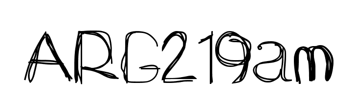 ARG219am  フリーフォントのダウンロード
