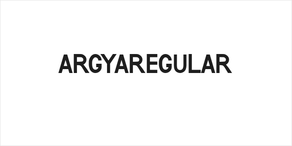 ARGYARegular Logo