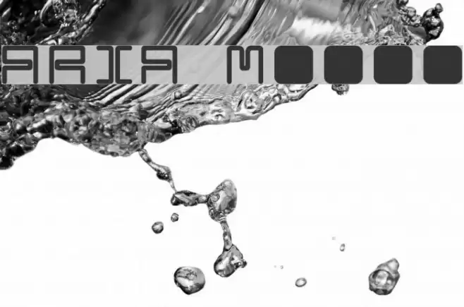 ARIA  Medium Font examples