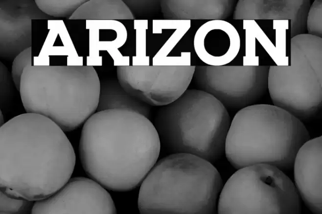 ARIZON Font examples