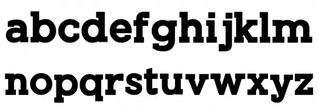 ARIZON Font LOWERCASE