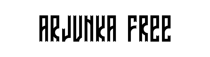 ARJUNKA Free  Descarca Fonturi Gratis