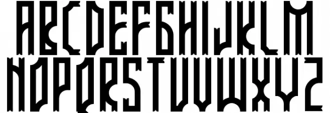 ARJUNKA Free Schriftart Groß