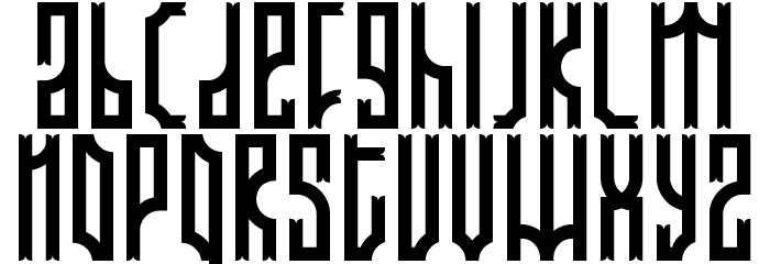 ARJUNKA Free Font LOWERCASE