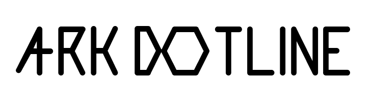 ARK DOTLINE  Fuentes Gratis Descargar