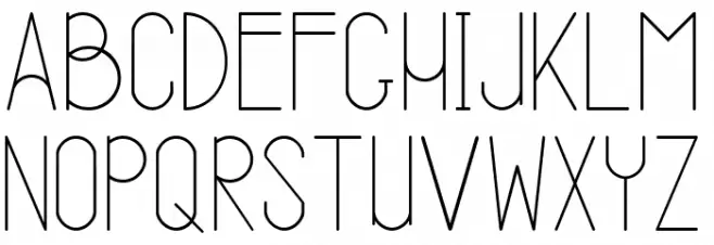 ARK HILARIOUS Schriftart Groß