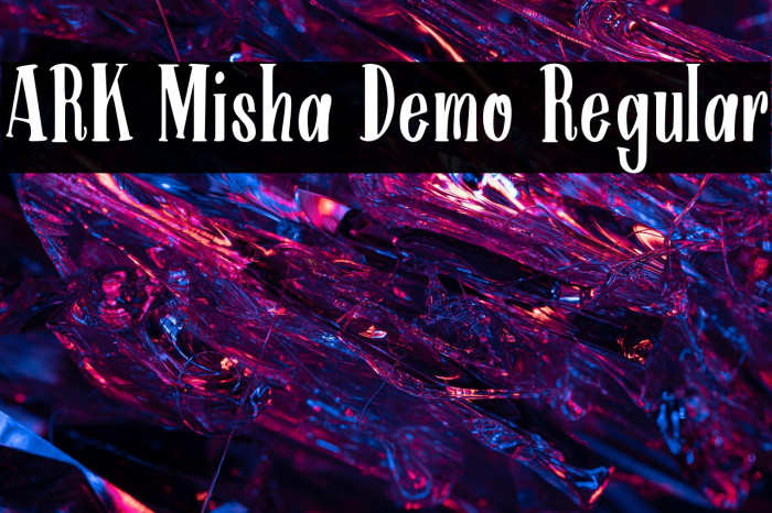 ARK Misha Demo Regular Example 1