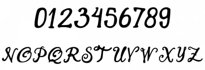 ARK Misha Demo Script Font OTHER CHARS