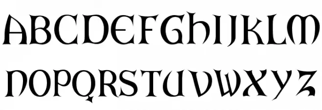 ARKHAM Reg 字体 大写