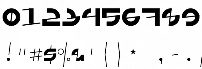 ARMADA/1991 Regular Font OTHER CHARS