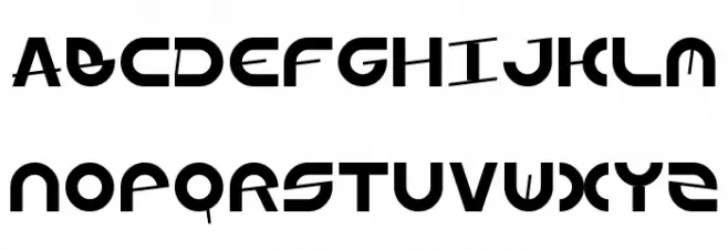 ARMADA/1991 Regular Schriftart Groß