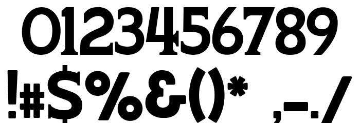 ARMADIRA Font OTHER CHARS