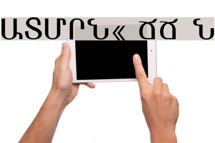 ARMEN_ TT Normal Font examples