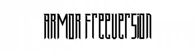 ARMOR FreeVersion  免费字体下载