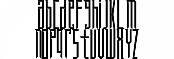 ARMOR FreeVersion 字体 小写