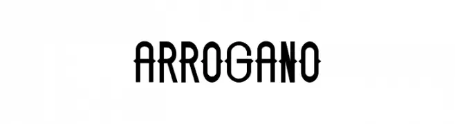 ARROGANO  フリーフォントのダウンロード