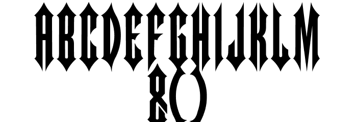 ARROWMAN FONTDEMO Font OTHER CHARS
