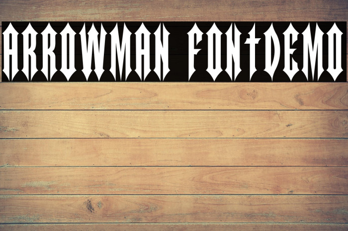 ARROWMAN FONTDEMO Example 1